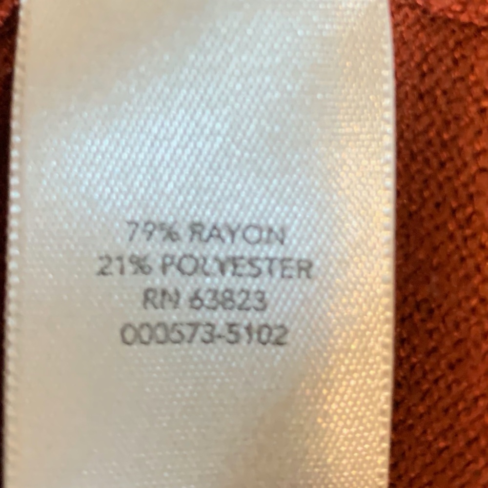 C J BANKS ROUND NECK RAYON SWEATER SIZE 3X - Picture 6 of 7